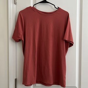 Mauve Ribbed Tee